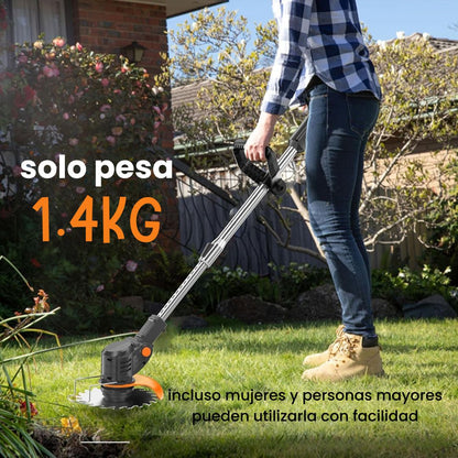 CORTADORA DE CESPED Y MALEZAS INALAMBRICA...