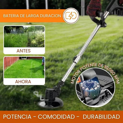 CORTADORA DE CESPED Y MALEZAS INALAMBRICA...