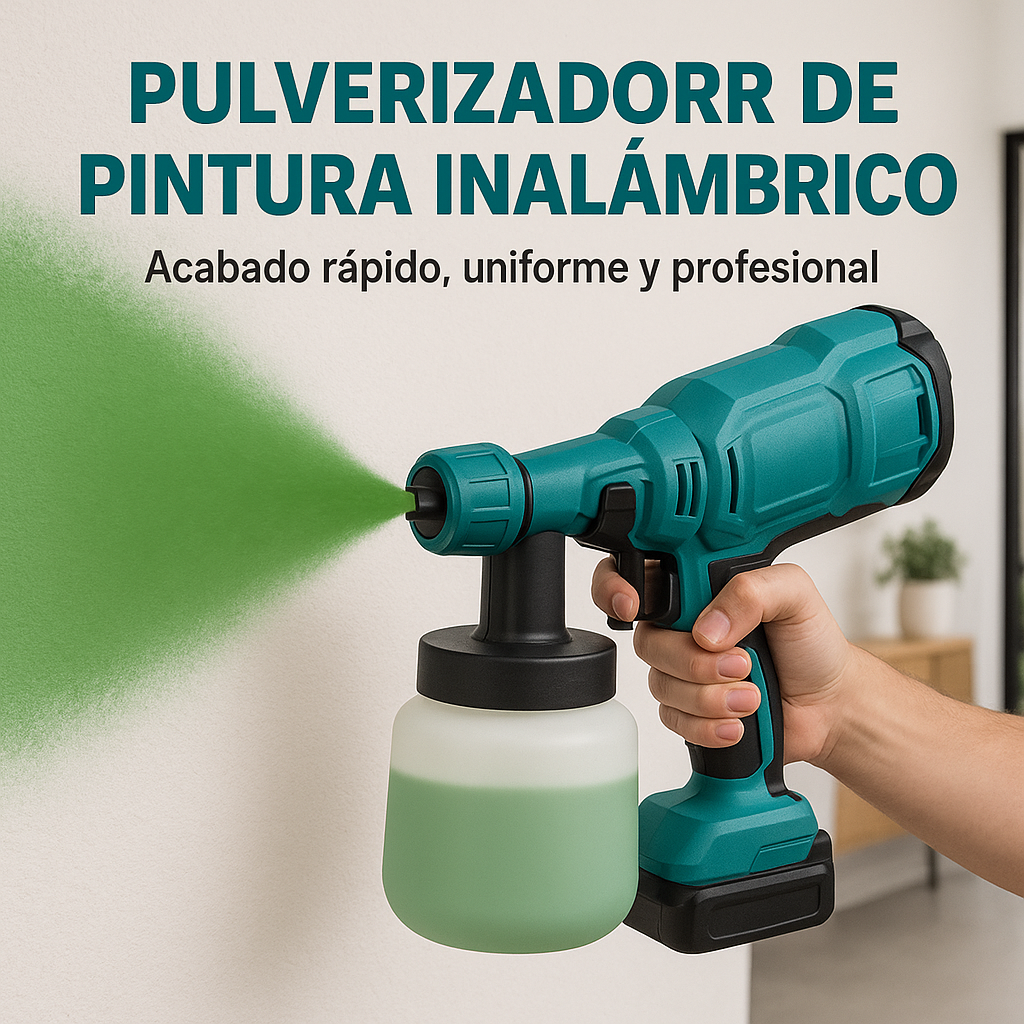 PULVERIZADOR DE PINTURA INALÁMBRICO...