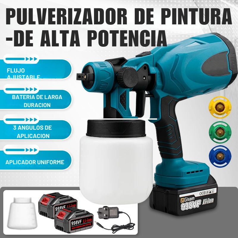 PULVERIZADOR DE PINTURA INALÁMBRICO...