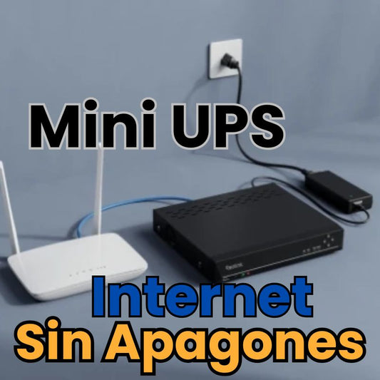 Mini UPS ⚡ PowerLink 15000 — UPS portátil para routers, cámaras y módems