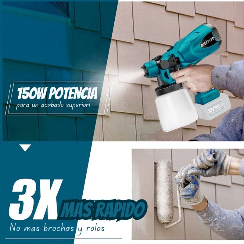 PULVERIZADOR DE PINTURA INALÁMBRICO...