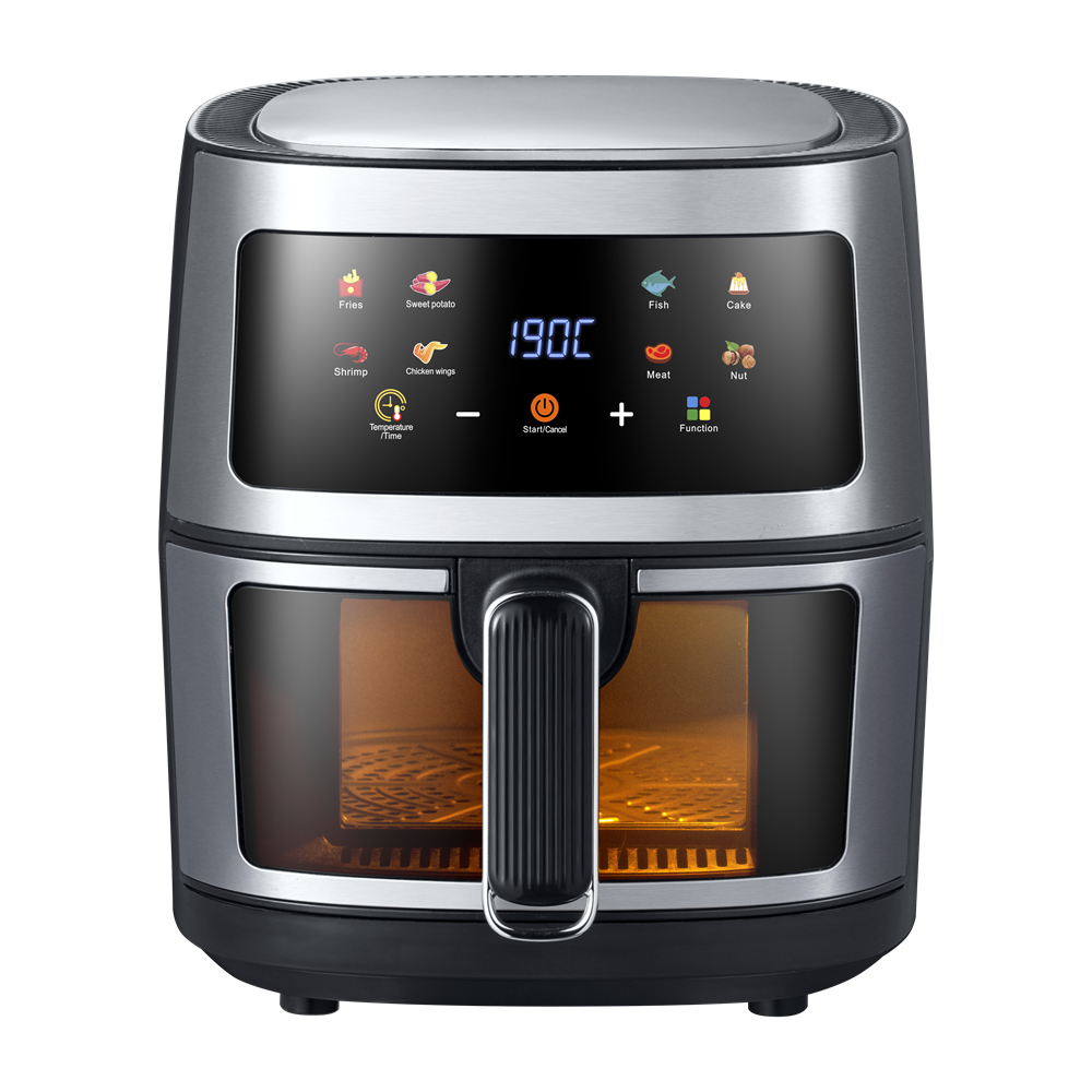 Freidora de Aire SilverCrest 8L con Visualización Interior | Cocina Saludable y Eficiente