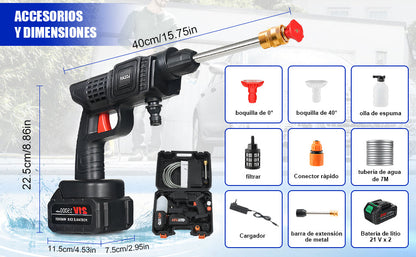 HIDROLAVADORA (2) BATERIAS 48V + SOPORTE CELULAR