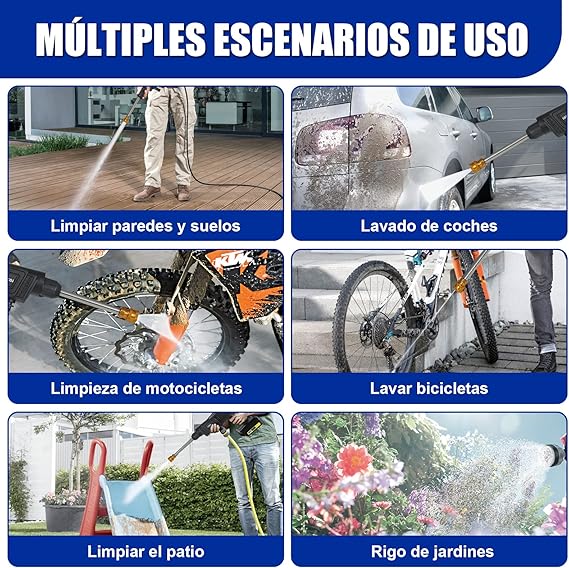 HIDROLAVADORA PORTATIL 2 BATERIAS (48V)